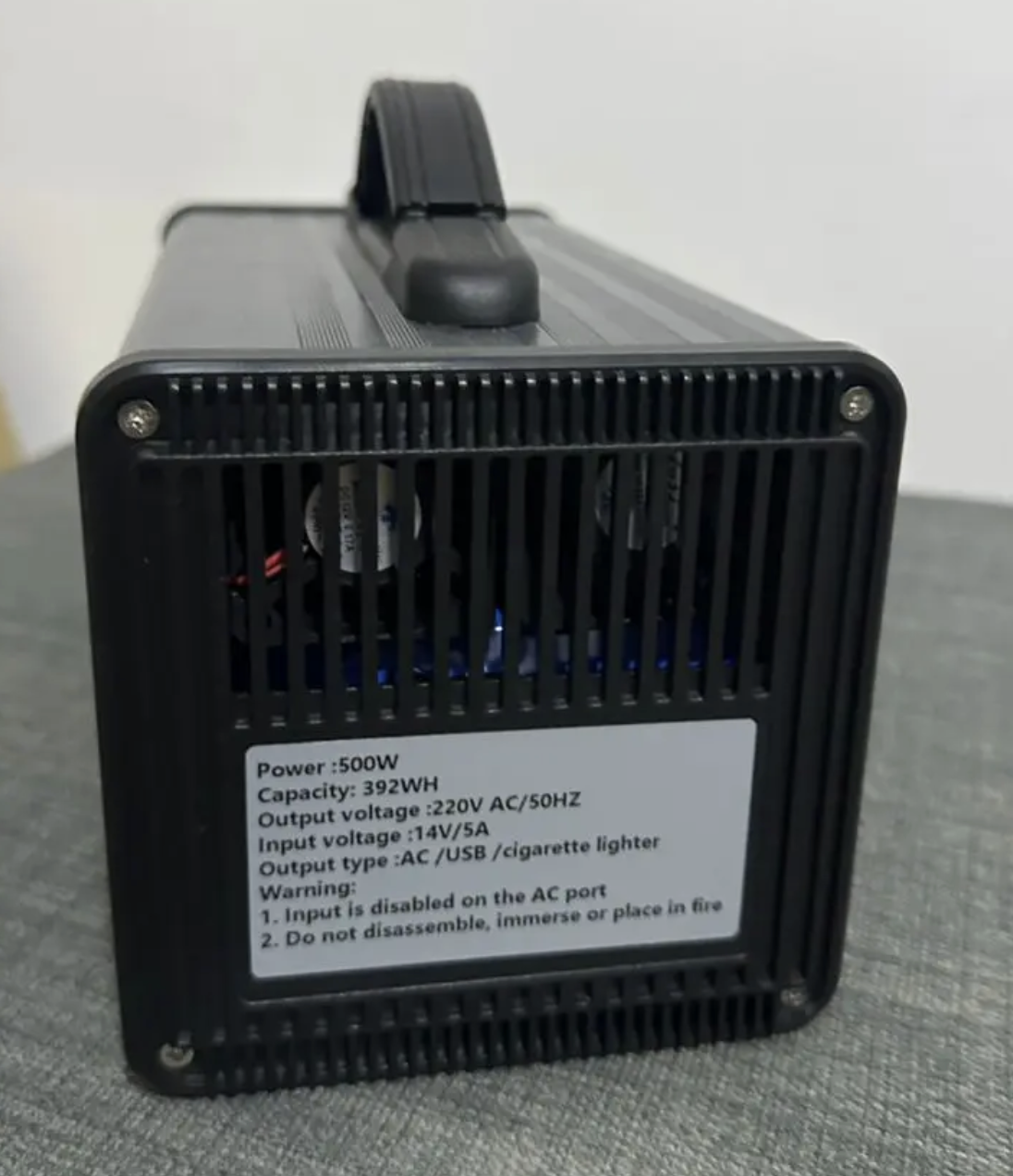 Portable Power Station 500W (392Wh) for Sale in Ghana – Backup Generator with AC, USB, 12V