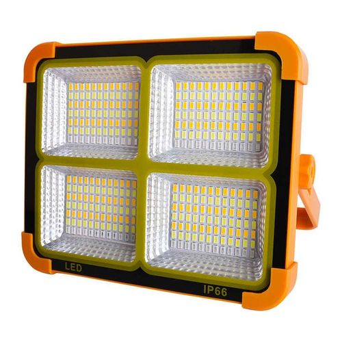 100W Solar LED Flood Light with Power Bank | Durable & Waterproof