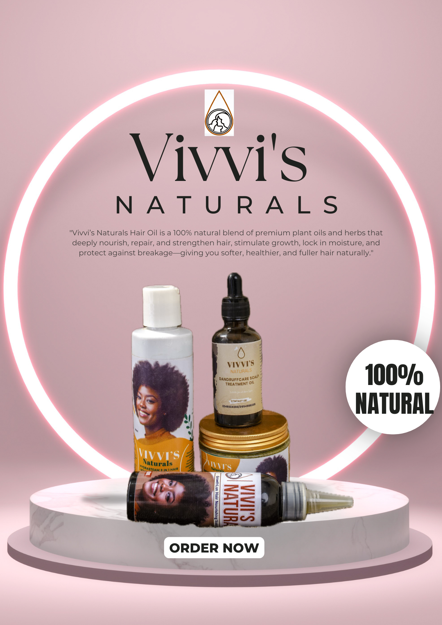 Vivvi's Naturals Hair Growth Set