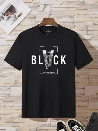 Men Slogan Graphic Tee.jpeg