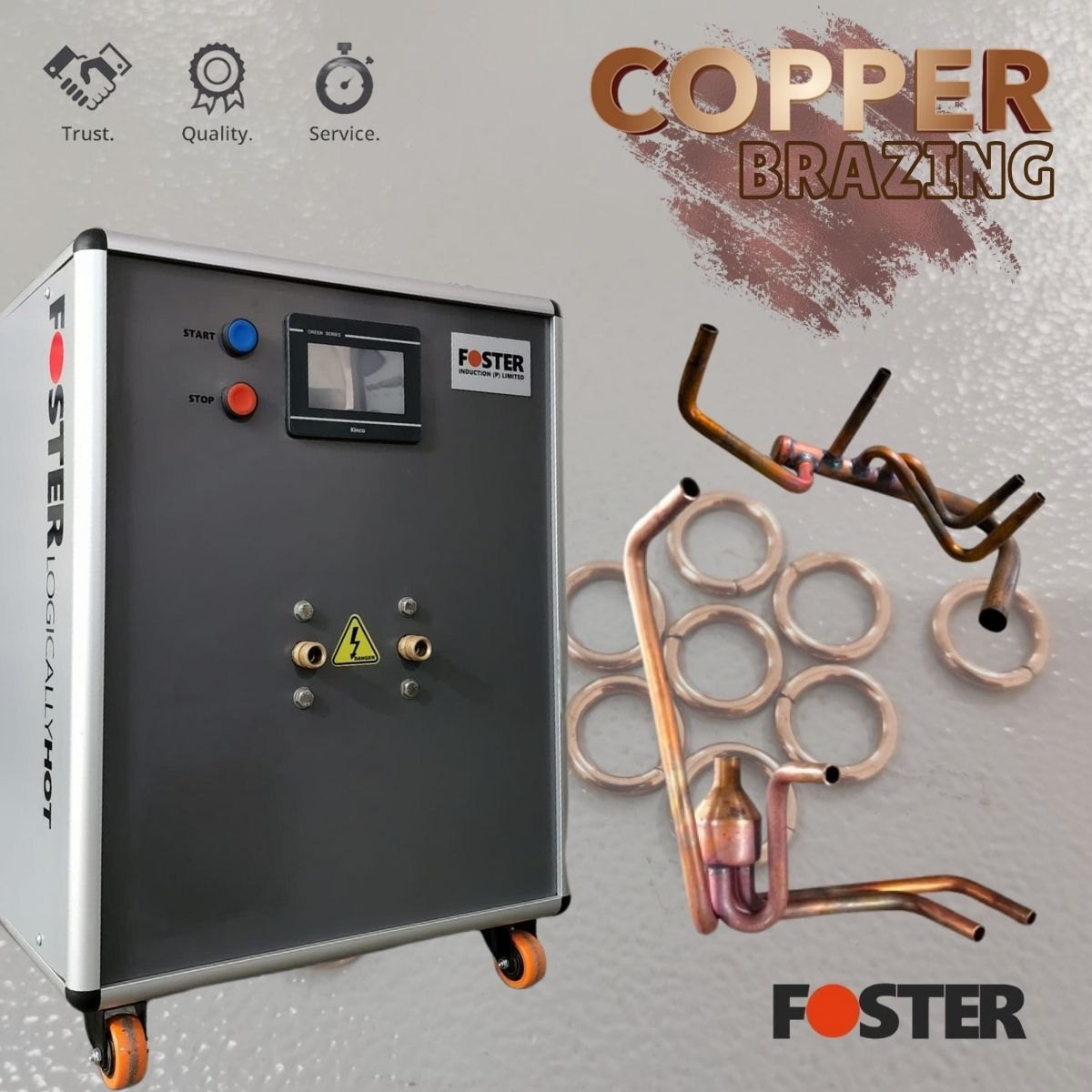 Induction Brazing Machine for Copper