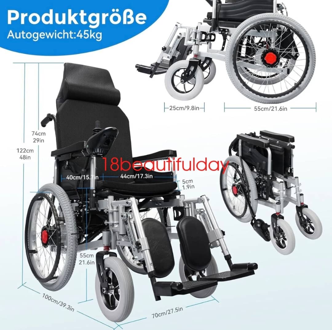 Foldable Electric Wheelchair