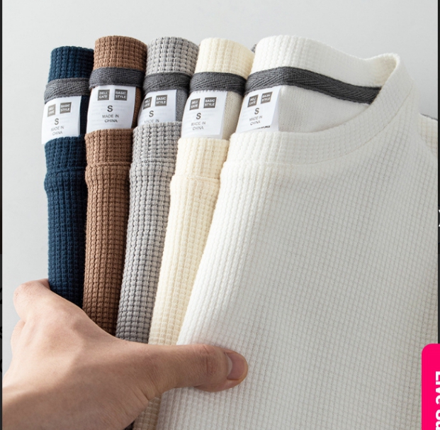 T shirt waffle short sleeve in GH