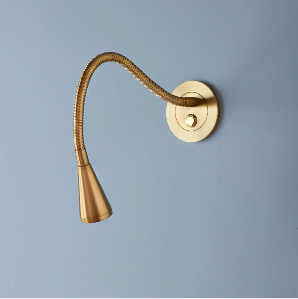 Limber Wall Light in an Antique Brass Finish in GB