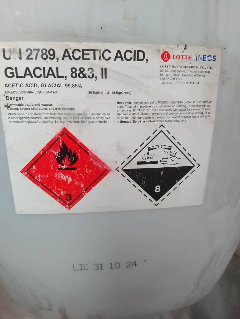 Glacial Acetic Acid (+233 542654511) in GH