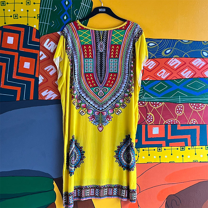 Ladies Dashiki African Print Kaftan