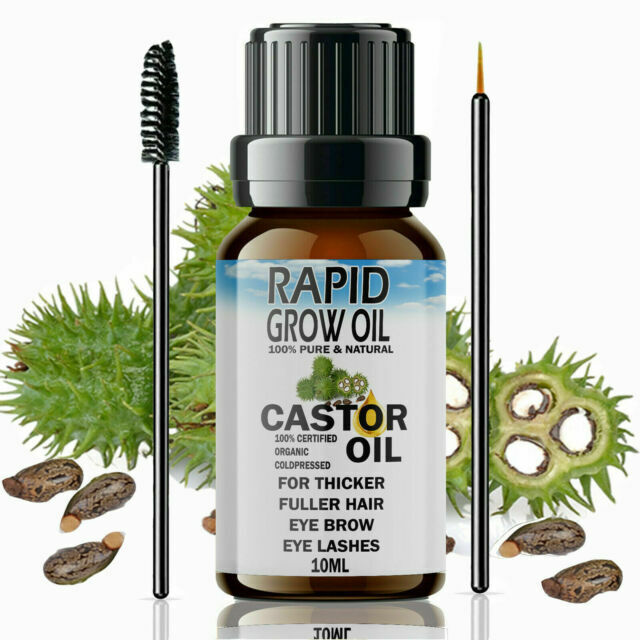 Pure Castor Oil - 30ml, 100% Pure Castor Oil for Eyelashes Eyebrow Hair Growth Body Care Oil