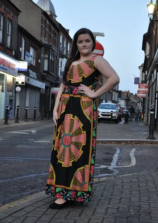 Bontu Black African Dashiki Maxi Dress Upfrica | Upfrica United - Women's Fashion - main product image