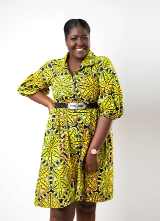 Makeba Ankara African Print Shirt Style Mini Dress Upfrica | Upfrica - Outdoor Lighting - main product image