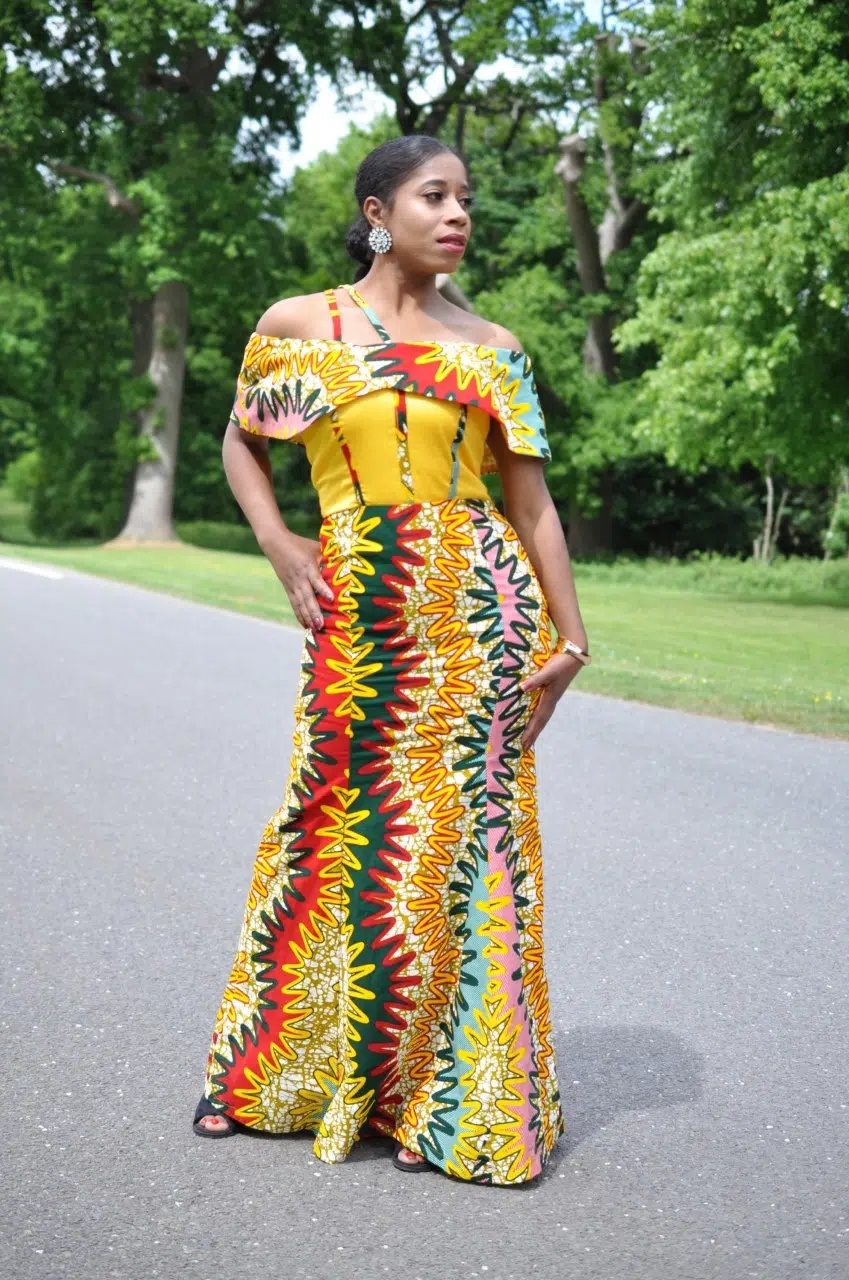 Nevaeh African Ankara Multi Occasion Dress