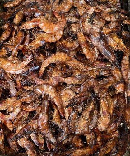 Whole Smoked Prawn - 2 For £10 Value Pack Nigerian Tasty Red Prawns. 2 X 70g