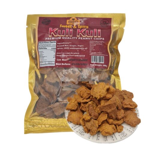 kulikuli - Fresh Nigerian Crunchy Spicy Tasty Kuli Kuli (Peanut Cookie Snack) 400g in GB