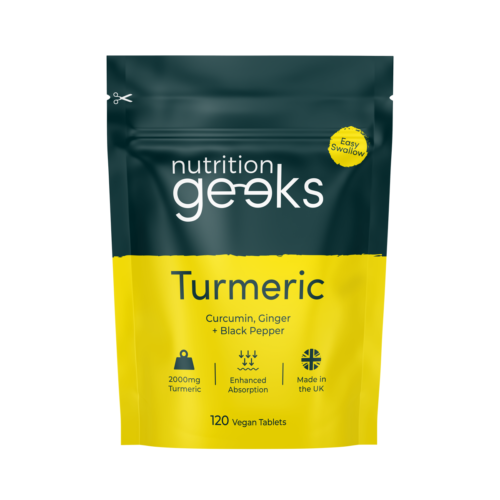 Turmeric Tablets 3200mg with Ginger & Black Pepper | 120 Tablets