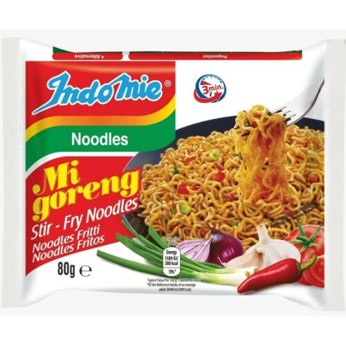 Indomie Mi Goreng Fried Instant Noodles Full Case 40 x 85g Packs Halal BBE 12/22 in GB