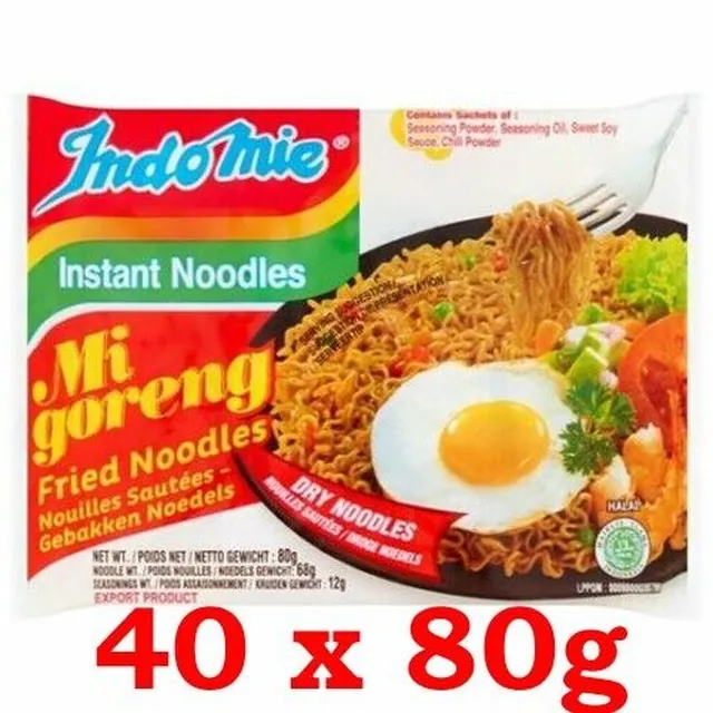 Indomie Mi Goreng Instant Noodles 40 packets in GB