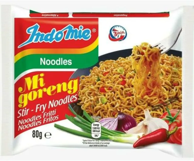 Indomie Mi Goreng Instant Noodles Stir Fry Noodles Original - 40 PACKETS x 80G in GB