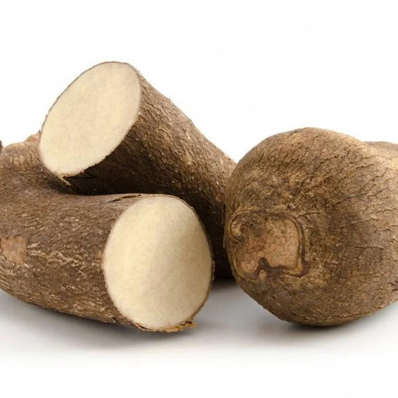 GHANA WHITE YAMS - Ghana Pona Yams - White Yams - African Yam Tubers - African White Yams - Organic Yams - African Yams - Yams
