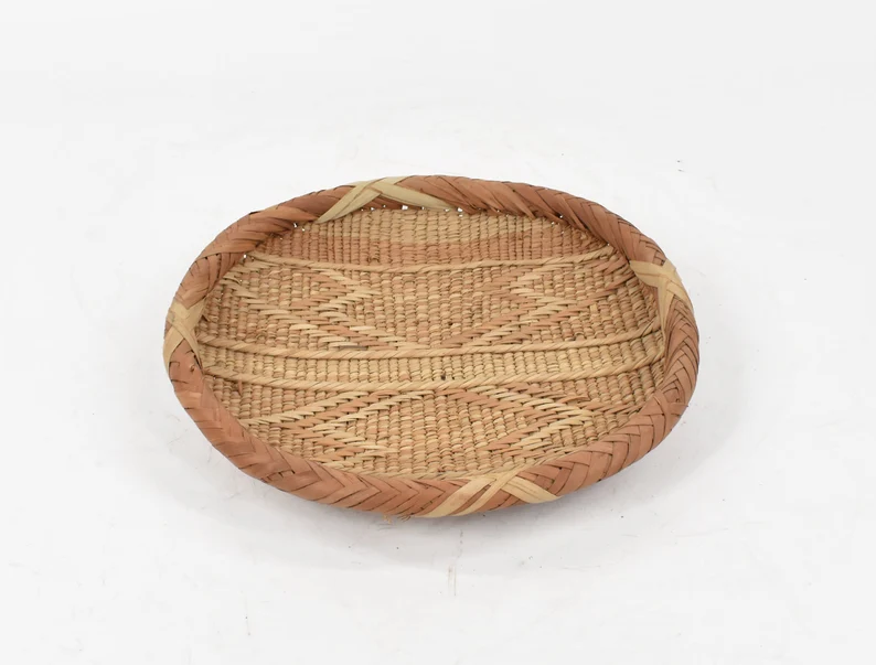 Gokwe Basket Zimbabwe African Art 9 Inch