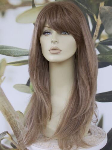 FULL WOMENS LADIES FASHION HAIR WIG LONG LIGHT BROWN/BLONDE MIX HEAT RESIST