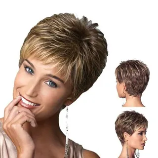 Real Natural Wig Short Straight Hair Bob | Upfrica UK - Wigs for Black Women & Afro Hair - main product image