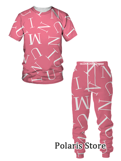 Luxury Designer Men Clothes Fashion Brand Tracksuit Summer T Shirt Pants 2 Piece Outfits Vintage Clothes