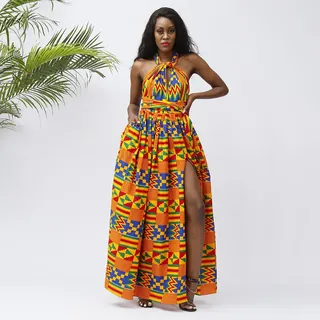 Fashion African Kitenge Lady Dress Designs Plus | Upfrica United - Women's Fashion - main product image