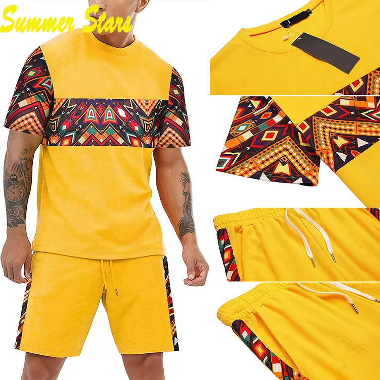 Bazin Riche Set Mix Fashion Print Traditional Man from Congo New Design for Shirt New Designs African Men Clothing Sport