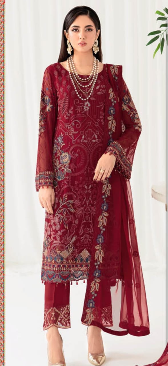 Trending chiffon dress in GH