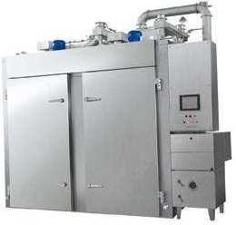 Double Door, 4 Trolley Smokehouse Machine in GH