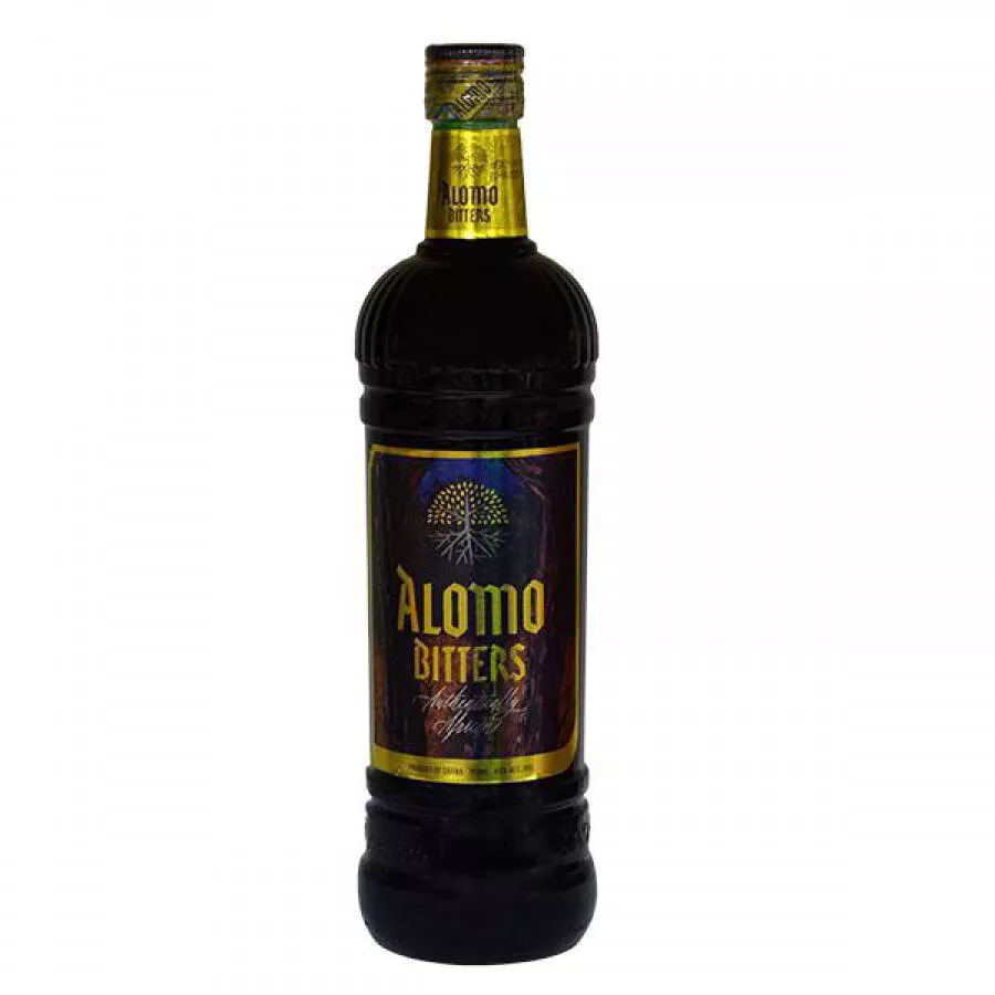 Alomo Bitters 750ml – Kasapreko Ghana Herbal Liqueur Made from Tropical Plant Extracts in GH