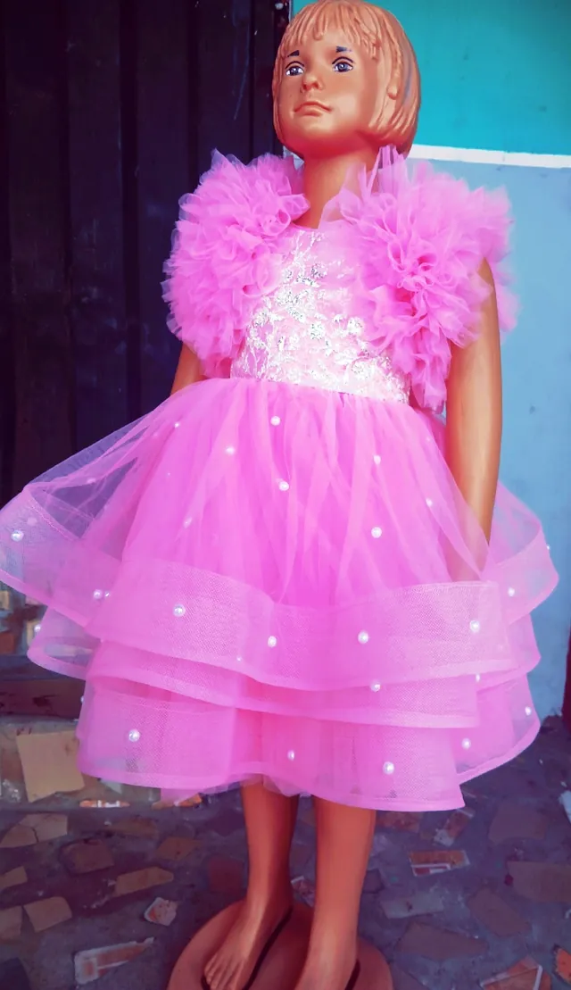 Pink Baby Girl /Princess Dress/Party/Birthday Ball Gown,Tutu dress,Tulle dress in GB