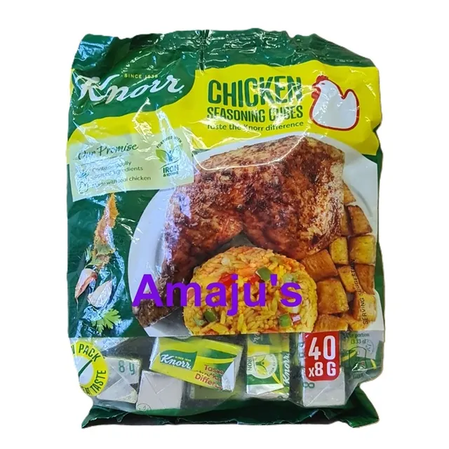 Knorr Chicken Seasoning Cubes Nigerian 2 x 40 Cubes in GB