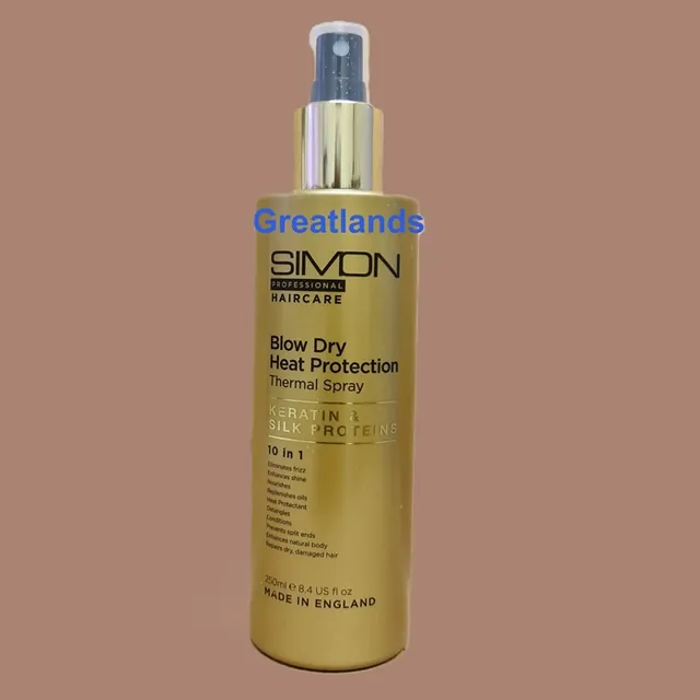 Simon Professional Haircare Blow Dry Heat Protection Thermal Spray - 250ml in GB