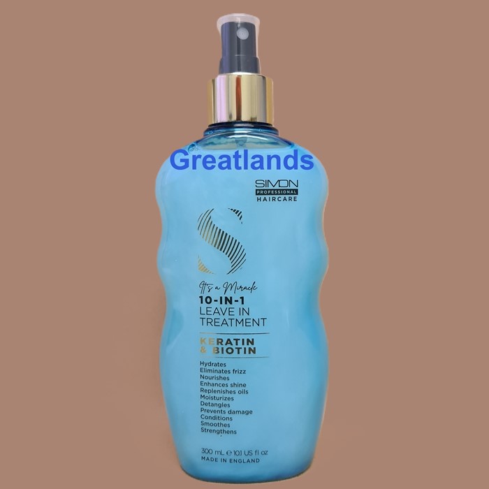 SIMON Professional Haircare – It’s a Miracle 10-in-1 Keratin & Biotin Leave-In Spray (300 ml)