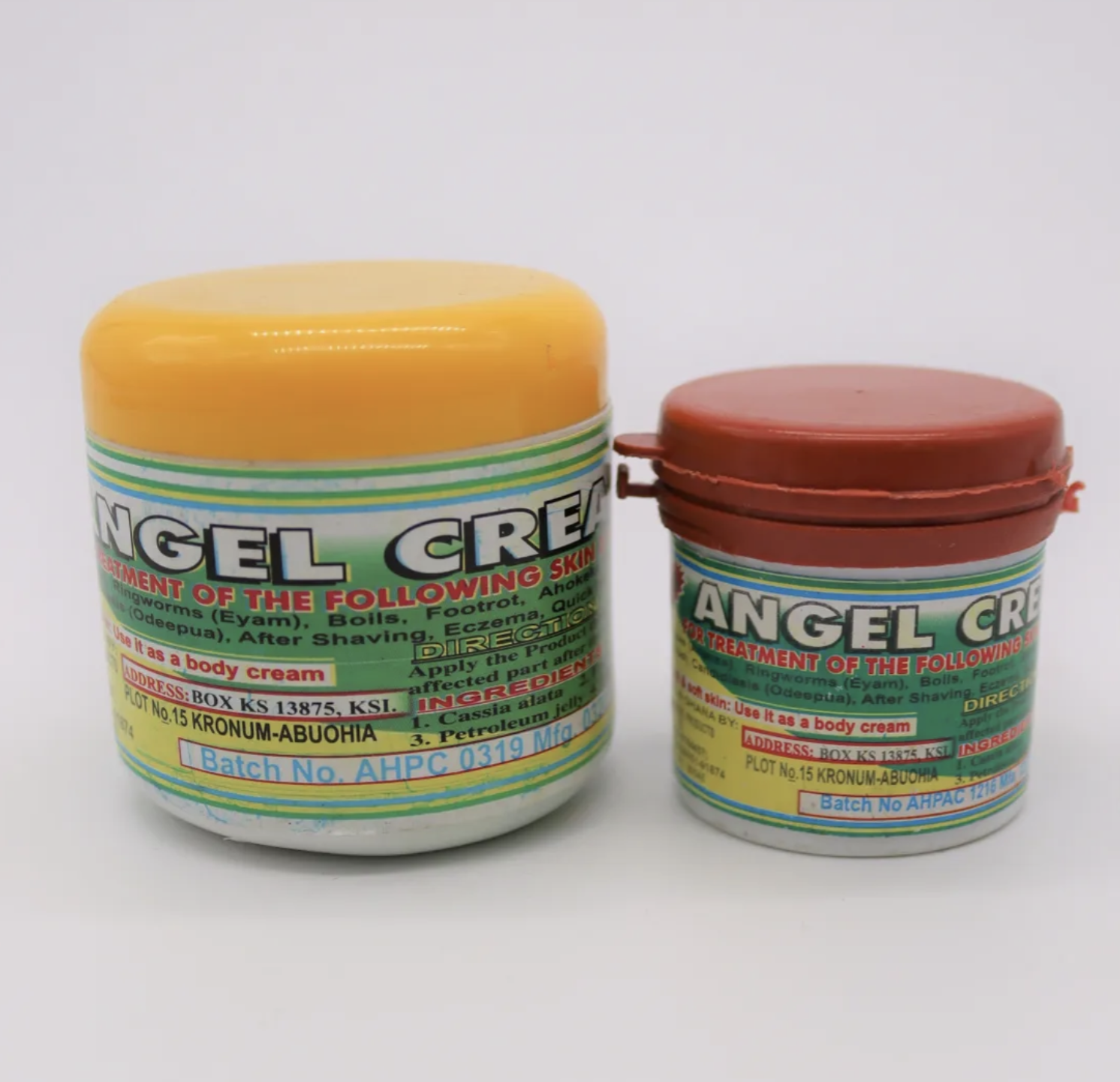 Angel Cream Moisturising Set – African Beauty Skin Care (UK 2pcs Pack)