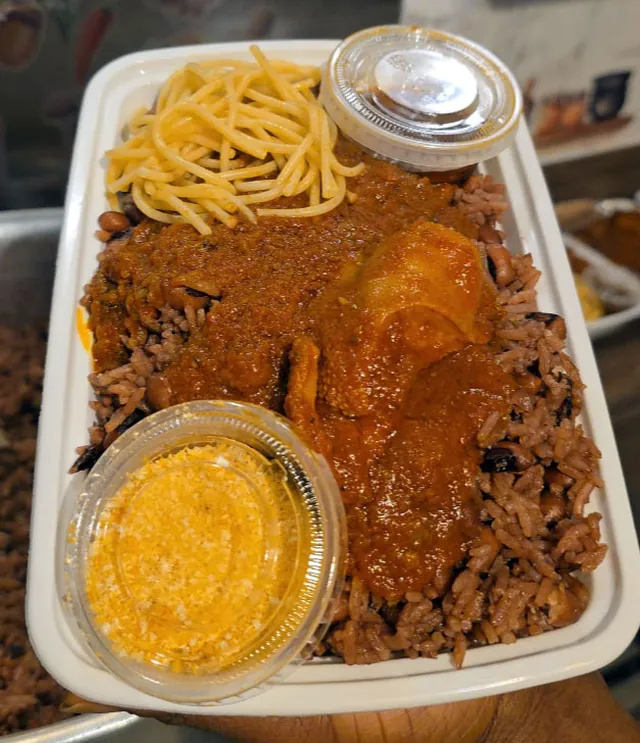 Waakye with Beef, Shito & Fish | Authentic African Ghanaian Food UK in GB