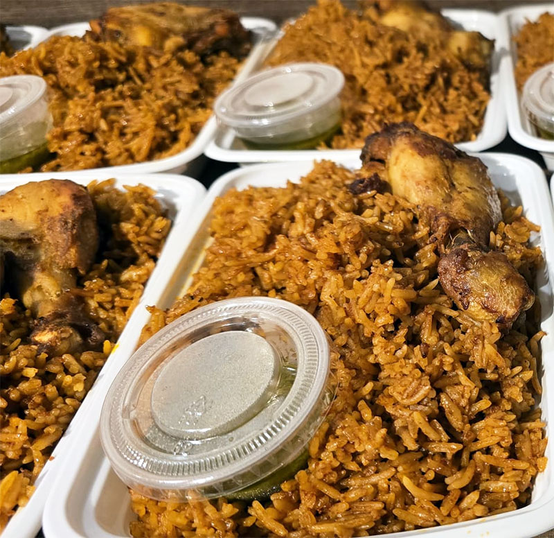 Jollof Rice with Grilled Chicken (Halal) | African Food UK