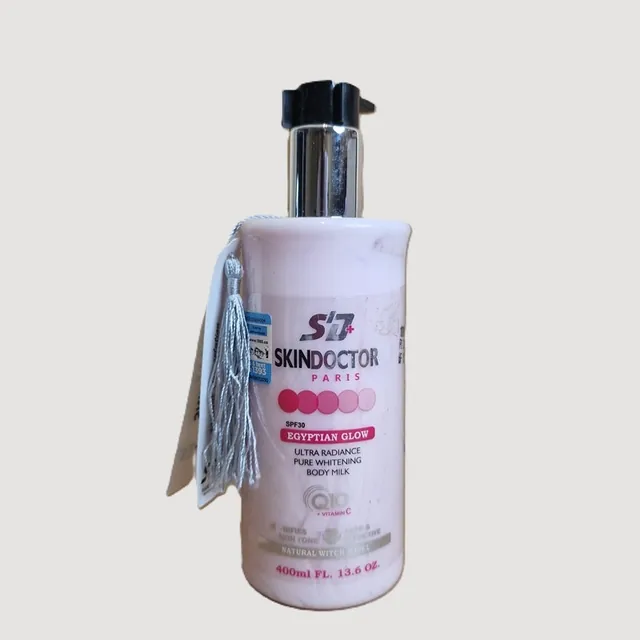 Skin Doctor Egyptian Glow Skin Whitening Lotion Body Milk 400ml SPF 30 ORIGINAL in GB