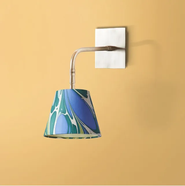 Stevie Rechargeable Wall Fitting in Antique Silver in GB