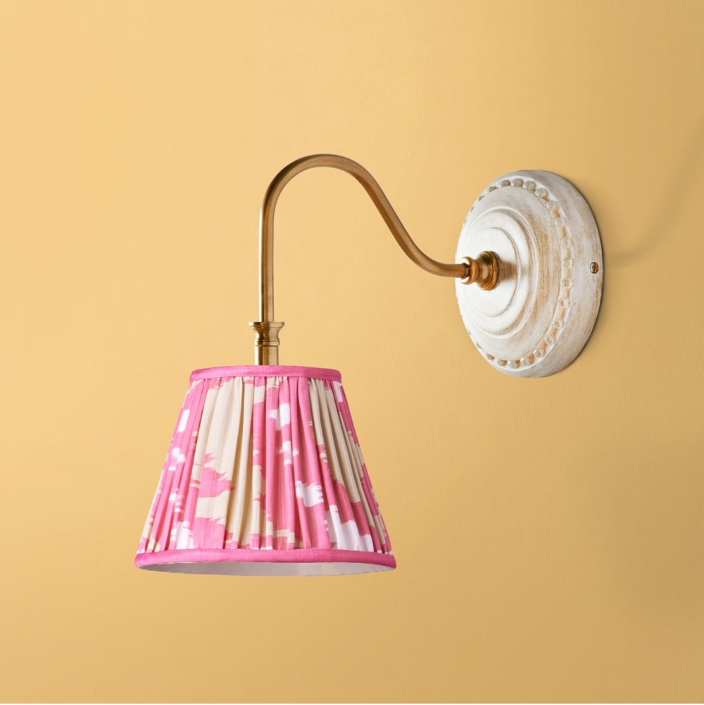 Drake Rechargeable Wall Fitting in Natural Wood