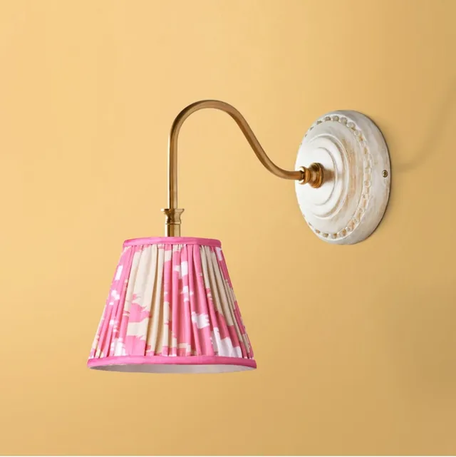 Drake Rechargeable Wall Fitting in Natural Wood in GB