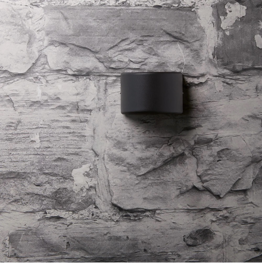 Fowey ip65 Curved Down Light in Storm in GB
