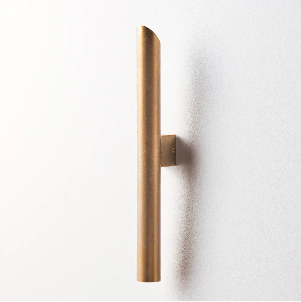 Padme IP54 Up and Downlighter in Brass in GB