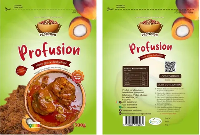 PROFUSION — Dehydrated Palm Fruit Pulp Sauce Graine Déshydratée · Banga Soup · Ofe Akwu in GB