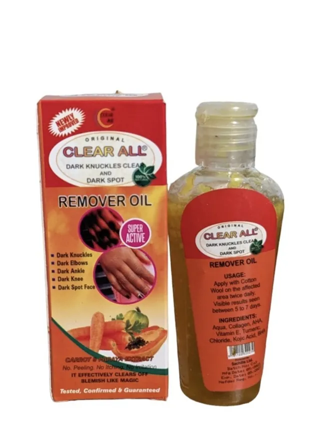 Clear All Dark Knuckles Remover Oil 60ml in GB