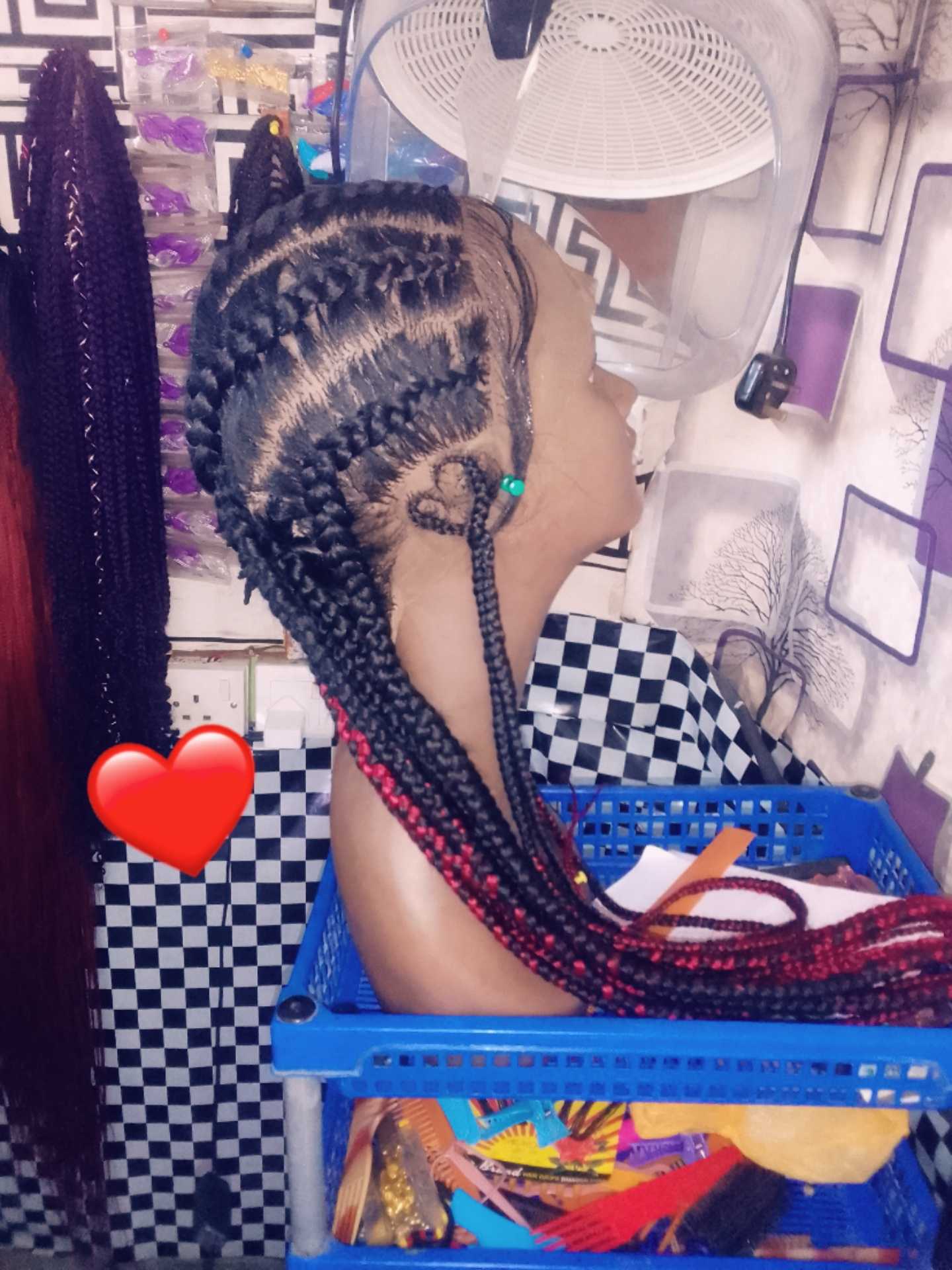 Cornrow Wig Cap Braided Human Hair