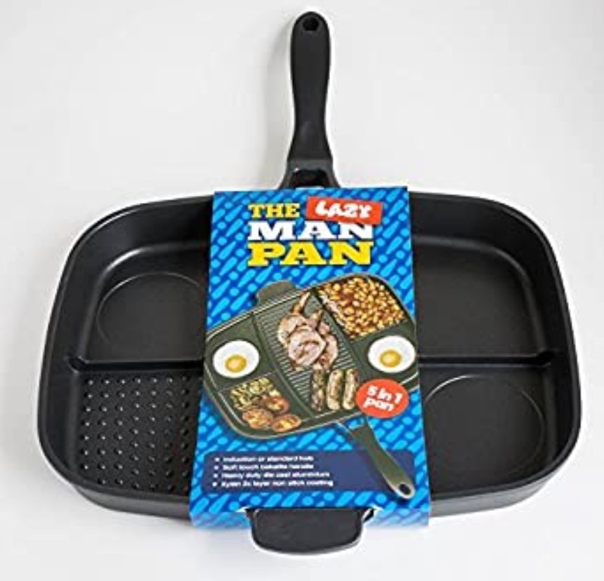 The Lazy Man Pan Cast iron Frying Pan in GH