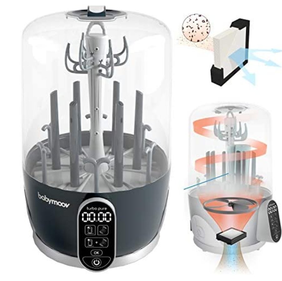 Babymoov Turbo Pure Steam Steriliser and Baby Bottle Dryer in GH