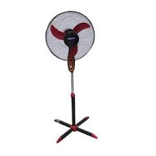 Standing Fan Mikachi MIK-408 - 16" Black/Red in GH