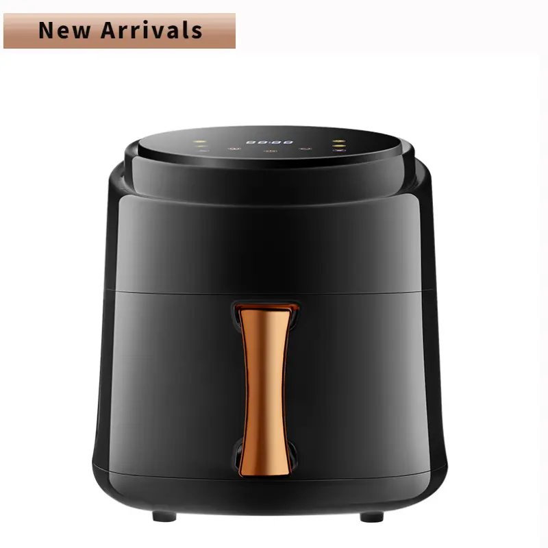 Air Fryer 8l Black Silver crest Airfryer Airfryer Smart Touch Screen 1400W Oil Free Electric Fryer